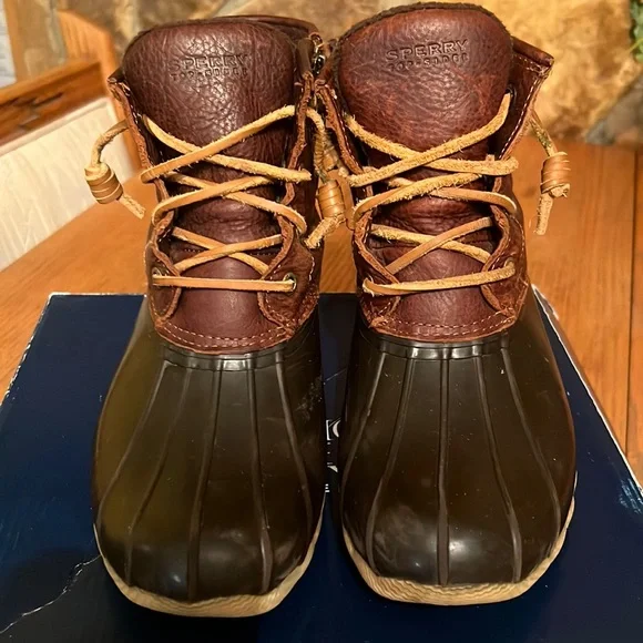 Sperry Shoes Womens Size 75 Brown Sperry Duck Boots Poshmark